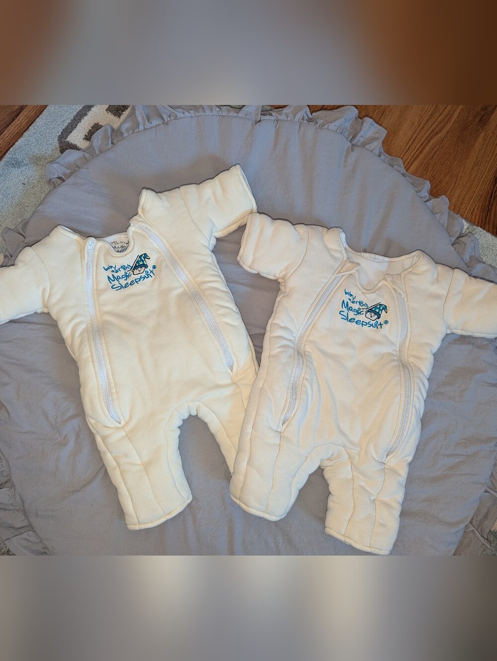 Baby Merlin's Magic Sleepsuit: 2-Pack, Size S, White